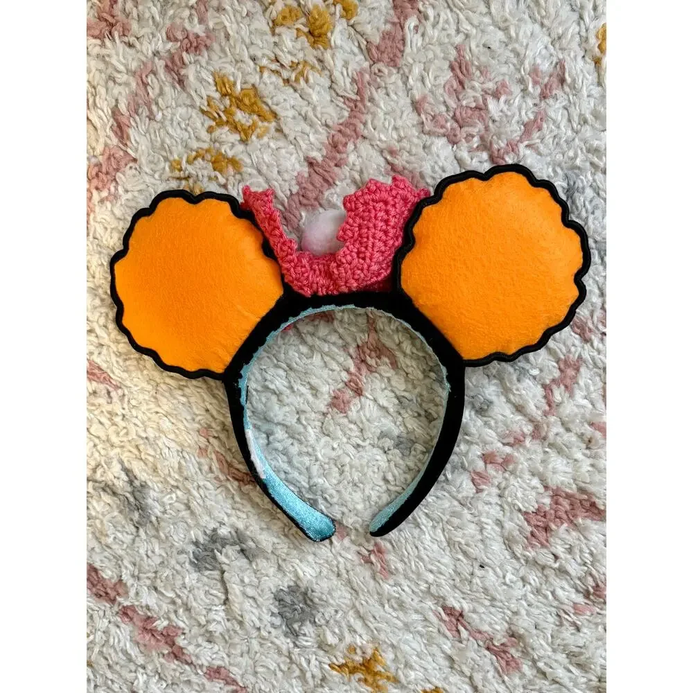Disney Parks Coco Dia De Los Muertos Crochet Minnie Mouse Ears Headband